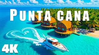 Punta Cana 4K &ndash;  Explore Stunning Overwater Villas with Deep House Chill Music