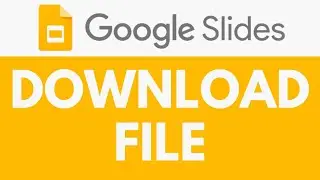 How To Download a Copy of a File in Google Slides |  Different Formats | Google Slides Tutorial