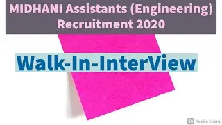 MIDHANI Assistants (Engineering) Recruitment 2020| Walk In Interview|