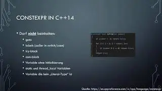 C++ Bonus [035] - constexpr Funktionen in C++20