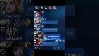 When Global No.1 Angela Play Solo Rank!!🤯(Support + Auto Win?!)🔥 pt - 1 #shorts #ytshorts