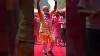 Narendra Modi dance on Holi #narendramodi #modiji #modidance #holi #holihai #happyholi