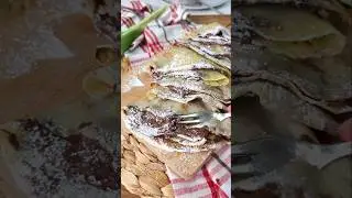 CREPES ALLA NUTELLA 😍  FACILISSIME SENZA BILANCIA! DOSI TUTTI #lacucinadivane #ricette #crepes