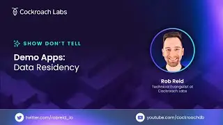 What is Data Residency? Data partitioning demo for global database