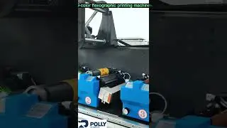 POLLY joint venture manufacturing 9-color flexo printing machine with good price and high quality.