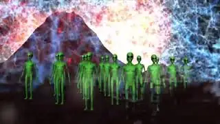 Dancing aliens | warning headphone users