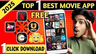 🍿Top 1 Best Movies Apps 2025 | Web Movie App 2025 🤩 | Watch Web Series movie apps 2025| Legal method