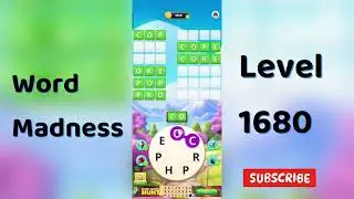 Word Madness Level 1680 Answers 🧠🔥 | All Correct Words Revealed!