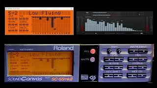 Roland SC-55mkII vs Nuked SC-55：比較開機動畫與 Demo 曲