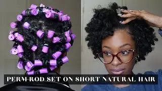 first time doing a perm rod set | @contentbydom