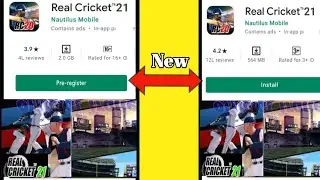 Finally Real cricket 21 trailer|| Real cricket 21 Realse Date||Real cricket 21 All News 2021||