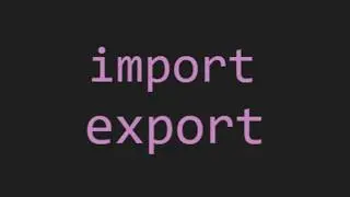 Import/Export In JS