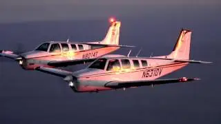 FORMATION FLYING BONANZAS AND AZTEC 2016
