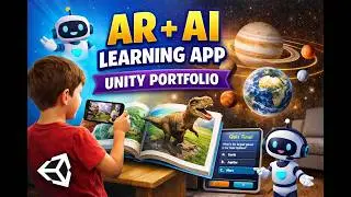 Unity AR + AI Learning App | AR Foundation Project | XR Developer Portfolio