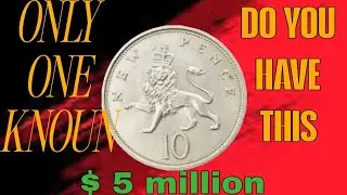 10 new pence coin British Elizabeth || 1968