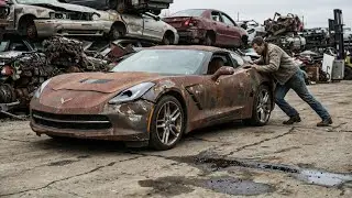 ASMR Car Restoration Simulation &ndash; Chevrolet Corvette C7 Rust Removal