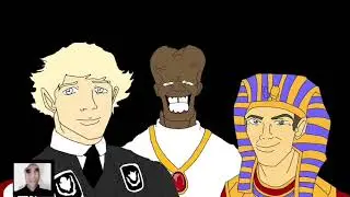 (ANIMATION) Logan Paul KSI and White Egyptian Pharaoh- Hyperborea Agartha Edit meme