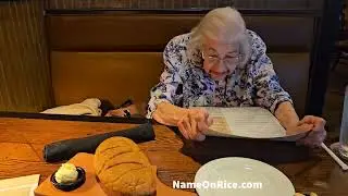LONGHORN STEAKHOUSE restaurant with 91yr old Mom Northridge California June 16, 2025