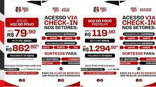 ✅️CHECK-IN LIBERADO - VEJA NOVO PLANO DE SÓCIOS DO SANTA CRUZ