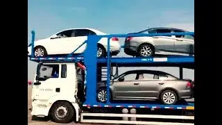 Shacman Tractor Head with Car Carrier Semi-trailer, So COOL!