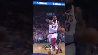 Lebron Stops Dunk Mid Air #shorts