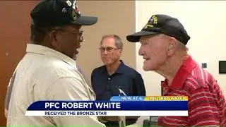 World War II vet receives Bronze Star Medal at Hampton ceremony