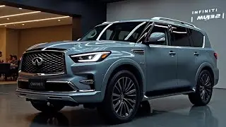2026 Infiniti QX80 First Look | Exterior Front Review | Lights On | Luxury SUV Showroom Launch