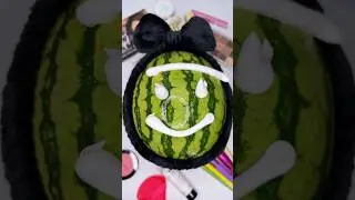 Turning a Watermelon Into a Glam Doll Face!