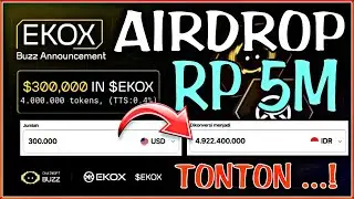 MANTAP NIH CAIR RP 5 MILYARD || TUTORIAL LENGKAP AIRDROP TESTNET #EKOX