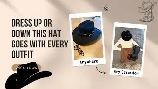This Wool Cowboy Hat Instantly Upgrades Any Outfit 🤠 | Western Style Done RIGHT