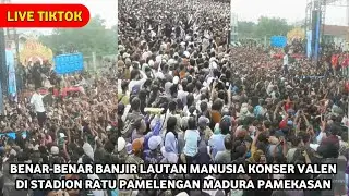 Banjir Lautan Manusia - 12 Orang Pingsan Di Konser Kepulauan Valen DA7 Dan Mila Di Madura