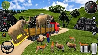 Animal Cargo Truck Driving Game 3D - Animal Transport Dumper Truck 2025 - Androide  Gameplay