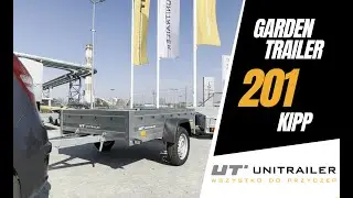 Uchylna przyczepa towarowa Unitrailer Garden Trailer 201 KIPP
