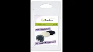 Anti-slip stickers - CraftEmotions Magnetic Glass Craft Mat- EN