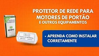 Protetor de Rede para Motores de Port&atilde;o e outros equipamentos saiba como instalar corretamente