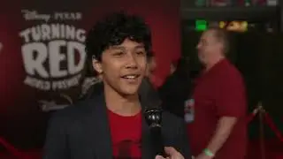 Turning Red Los Angeles Premiere - Itw Tristan Allerick Chen (Official Video)