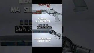 BENELLI M4 SUPER 90 AND 1984WINCHESTER 3D WORKING VIDEO #shorts #viral #gungame #3dworking