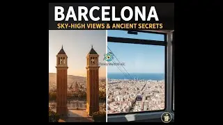 Barcelona - VENICE TOWERS, Montju&iuml;c Castle, Cable Car