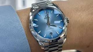 [Si&ecirc;u Mới] Omega Aqua Terra Summer Blue 220.10.38.20.03.004 Lướt - 38_Watch/0987.819.555