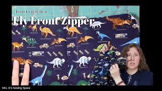 How to sew a Fly Front Zipper - TUTORIAL