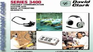 David Clark 3400 Series Portable Communication Systems