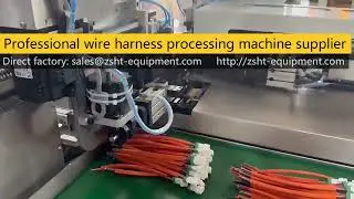 High efficiency Fully Automatic Terminal Crimping machine with connector housing insertion