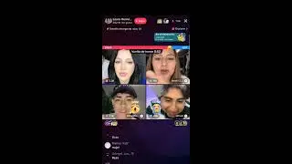 Ca&ntilde;ita, Laura, Jefrain y Joselicr en Live en Tiktok