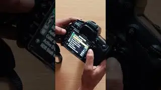 How to change color temperature - Nikon d610 #nikond610 #dslr #shorts #colortemperature