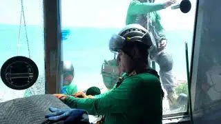 Extreme High-Rise Glass Replacement at Aqualina | Skyhanger 2 Corp