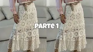 Saia Bárbara em crochê | Parte 1