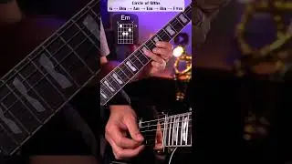 Palm mute exercice using circle of fifths  #guitar #guitarlesson #guitartutorial #tabs #guitarist