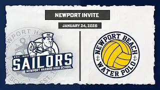 Newport Water Polo Spring Invite - January 24, 2026 (LIVE)