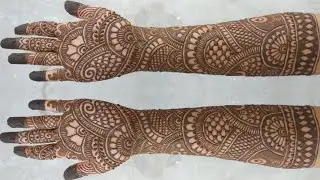 हरियाली तीज Special Full Hand Mehandi Design for Front Hand/Easy Teej Mehndi Design