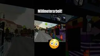 MILLIMETERARBEIT als Busfahrer! #omsi2 #simulation #busfahrer